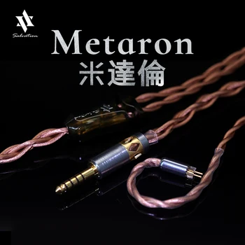 Монокристаллический медный аудиокабель Salvation Metaron 6N, кабель для обновления наушников 0.78/ MMCX