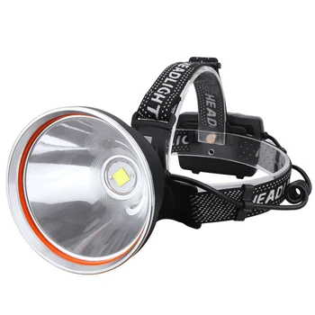 Мощный налобный фонарик, светодиодная лампа-факел, 3 режима работы, перезаряжаемый фонарь для рыбалки на открытом воздухе, кемпинга, светодиодный головной фонарь