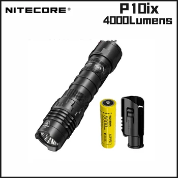 Мощный фонарик NITECORE P10ix 4000 Люмен 4 x CREE XP-L2 V6 LED Перезаряжаемый светодиодный фонарь с аккумулятором 18650 5000 мАч