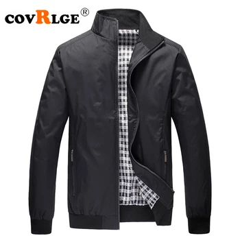 Мужские куртки Covrlge, размер 3XL, Мужская новая повседневная куртка, Высококачественная весенняя обычная приталенная куртка, пальто оптом MWJ143