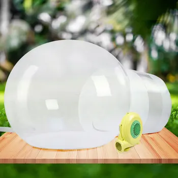 Надувная Эко домашняя палатка, Роскошный купол, кемпинг, вечеринка с воздушными пузырями на открытом воздухе