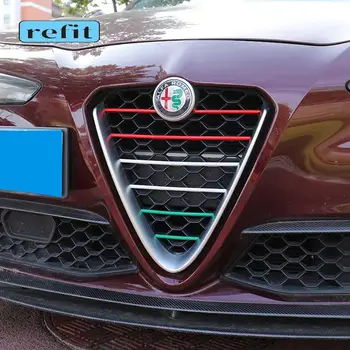 Накладка на решетку радиатора автомобиля для Alfa Romeo giulia stelvio Аксессуары для модификации экстерьера