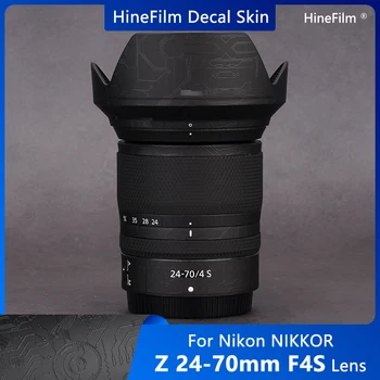 Наклейка для объектива Nikkor Z 24-70 F4S для Nikon Nikkor Z 24-70 мм f/4 S Наклейка для объектива Кожа Премиум-Класса Обертывания Чехлы Защитная пленка
