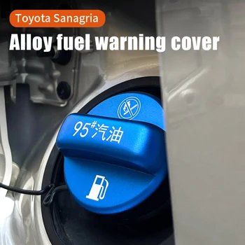 Наклейте предупреждающую о расходе топлива наклейку на крышку топливного бака Toyota Saina, чтобы заменить декоративную наклейку на топливную накладку Grevia
