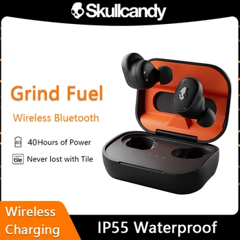 Наушники Skullcandy Grind Fuel Bluetooth для iPhone/Android True Wireless/Беспроводная зарядка/Водонепроницаемые спортивные наушники IP55