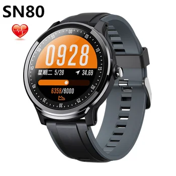 Новейшие Смарт-часы SN80, модные спортивные часы, фитнес-трекер, IP68, водонепроницаемый смарт-браслет, монитор сердечного ритма для Android IOS