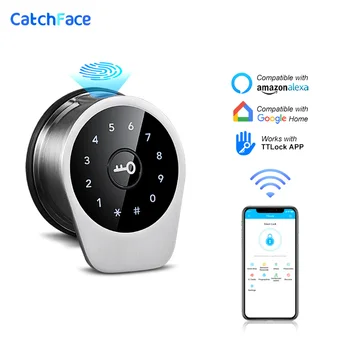 Новейший Bluetooth Электронный Умный Замок Биометрический Дверной замок с отпечатком пальца TTlock App Code RIFD Бесключевой Дверной замок Домашняя Безопасность