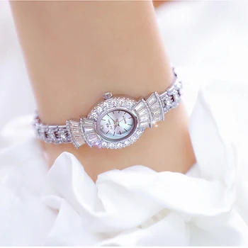 Новые Женские часы с бриллиантовым браслетом, часы для дам, Роскошные Брендовые женские наручные часы, Кварцевые Водонепроницаемые часы, Подарки Montre Femme