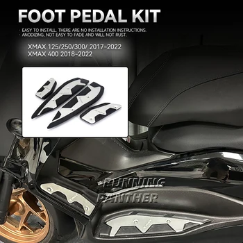Новые Мотоциклетные Подножки Для Ног, Подставки Для Педалей, Подножки Для YAMAHA XMAX X-max 400 300 250 125 Xmax125 Xmax250 Xmax300 Xmax400