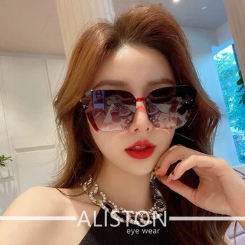 Новые солнцезащитные очки, интернет-магазин знаменитостей INS Tiktok, тот же стиль, защита от солнца, вождение, женская квадратная форма, Корейская мода, классика