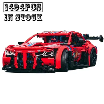 Новый M4 GT3 Need for Speed MOST WANTED Supercar Racers Транспортные Средства MOC-144412 Строительные Блоки, Кирпичи, Игрушки, Подарки На День Рождения Для Мальчиков