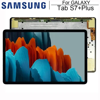 Новый Для Samsung Galaxy Tab S7 + Plus T970 T975 T975N T976B T976N T978U Замена сенсорного Дигитайзера ЖК-экрана в Сборе