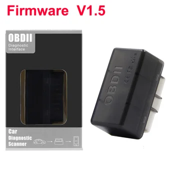 Новый МИНИ ELM 327 V1.5 Bluetooth Для Android elm 327 V2.1 Автоматический OBD2 Сканер Считыватель кодов автомобиля Диагностический инструмент elm327 V 1.5 OBD 2 II