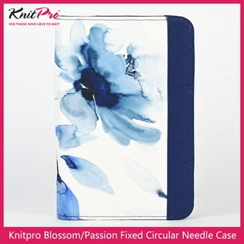 Новый Фиксированный Круглый Футляр для игл Knitpro в стиле Passion and Blossom
