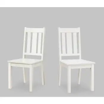 Обеденный стул Better Homes and Gardens Bankston, комплект из 2 предметов, белый