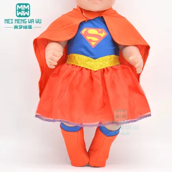 Одежда для куклы подойдет на 43 см, аксессуары для кукол для новорожденных и 45 см, платье для людей из мультфильмов 