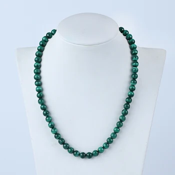 Ожерелье из малахита с натуральным камнем, 40 г 42 см, модные украшения, аксессуары для ожерелья
