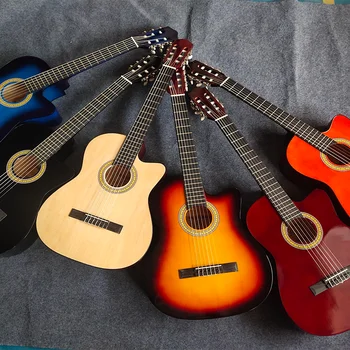 Оптовая продажа или OEM Высококачественная студенческая тренировочная гитара для начинающих Классическая гитара