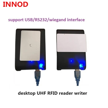 Оптовый по низкой цене настольный USB RFID Reader Writer UHF с бесплатным SDK и uhf rfid-метками образец языковой поддержки C # linux system