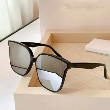 Оригинальная фабрика GENTLE GM FLATBA Ее серии, поляризованные негабаритные трендовые мужские и женские солнцезащитные очки, ацетат, ретро дизайн, пара очков
