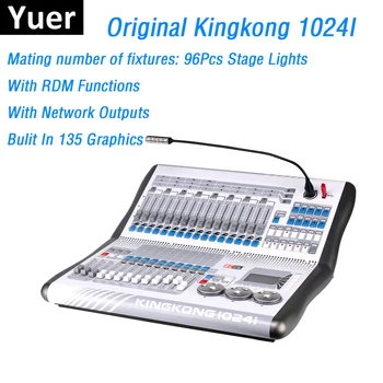 Оригинальный Kingkong 1024I DMX Lights Controller 1024 DMX512 Control 96 шт., сценические светильники, Профессиональная консоль Dj Disco LED Par Light