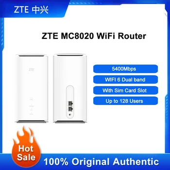 Оригинальный ZTE MC8020 WiFi Беспроводной Маршрутизатор 5G Модем CPE WI-FI 6 Двухдиапазонный 5400 Мбит/с Расширенный Усилитель Слот для sim-карты Сетевой Ретранслятор