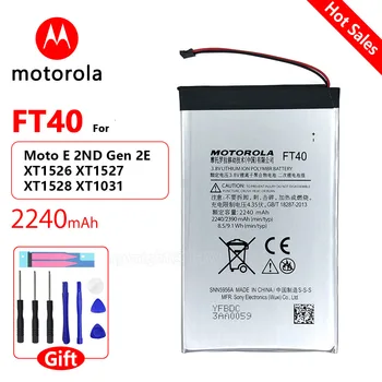 Оригинальный Новый Аккумулятор Motorola FT40 Для Motorola Moto e2nd E2 XT1526 1528 XT1063 XT1077 XT1527 XT1511 XT1505 XT1524 Батареи