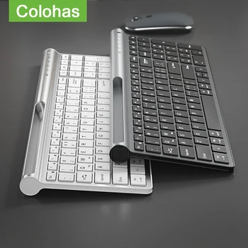 Перезаряжаемая игровая клавиатура и Мышь Комплект 2.4G Беспроводная Компьютерная Magic Keyboard Mouse Combo Для Ноутбука Macbook PC Gamer