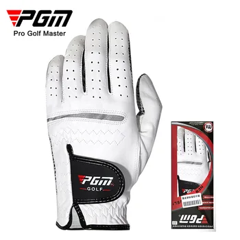 Перчатки для гольфа PGM, мужские спортивные перчатки из овчины с нескользящими частицами