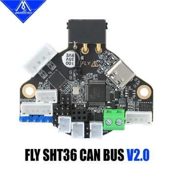 Плата Mellow Fly-SHT V2.0 С кабелем Can длиной 1 М для Klipper Hotend HeadTool, Canable Canbus и использования PT100/Encoder для 3D-принтера