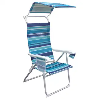 Пляжный стул Caribbean Joe с 4-позиционным навесом