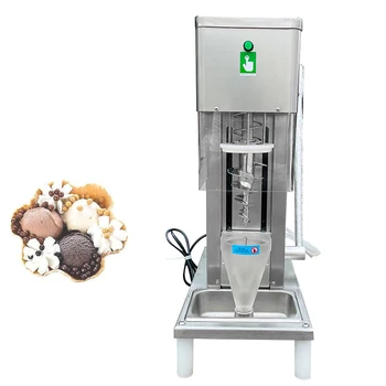 Полноавтоматический Блендер для мороженого из настоящих фруктов с вихревой морозильной камерой, Машина для смешивания мороженого с автоматической очисткой одной кнопкой 1500 об/мин