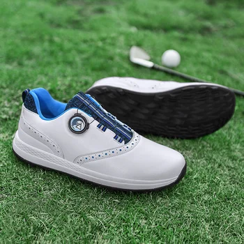 Профессиональная обувь для гольфа, Мужская Профессиональная обувь Для гольфа, Мужская Удобная Обувь Для гольфа, противоскользящая Спортивная обувь, Большой Размер 40-47