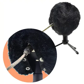 Профессиональный Микрофон, Ветрозащитный чехол, Поп-фильтр, Снежок, Пушистый Чехол на Ветровое стекло
