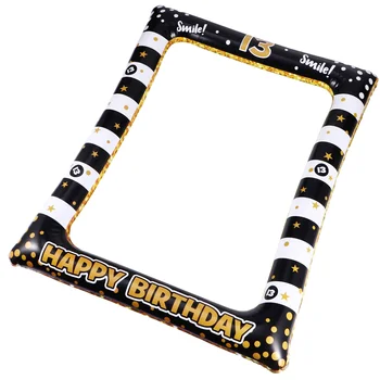 Рамка для Фото на День рождения 70th Selfie Party Надувной Реквизит для Фотосъемки Стенд Happy Supplies Фотография Знак 70-летнего Декора