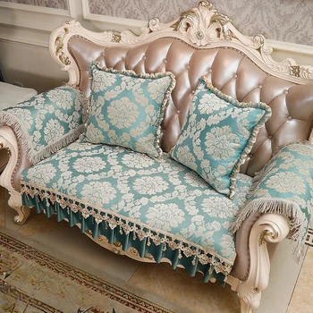 Роскошная всесезонная универсальная подушка для сиденья с противоскользящим чехлом из ткани, Современная и простая диванная подушка в стиле Ретро с рисунком