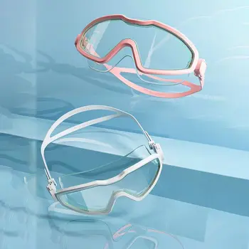 с затычками для ушей, очками для плавания, водонепроницаемыми очками для дайвинга с гальваническим покрытием, носовым зажимом, эластичными очками с гальваническим покрытием Унисекс
