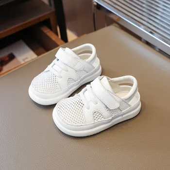 Сандалии для мальчиков; повседневная обувь для маленьких девочек; коллекция 2023 года; летняя обувь для малышей; детская обувь на мягкой подошве; детские пляжные сандалии; Размеры 15-25