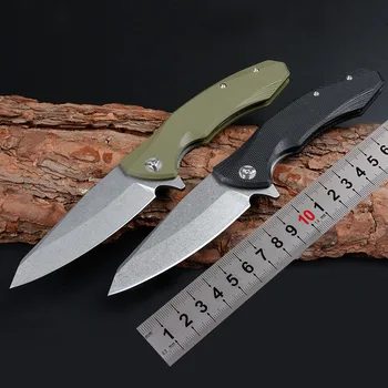 Складной нож Senior The sharp из стали D2, тактика охотничьего выживания, твердость 58 HRC, EDC инструмент, высококачественный подарочный нож