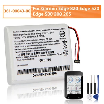 Сменный Аккумулятор 361-00043-00 Для Garmin Edge 820 Edge 520 Edge 500 200 205 Edge820 GPS Garmin Edge 520 Plus Аккумулятор