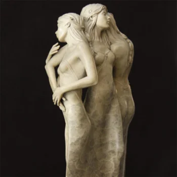 Статуя Богини, скульптура Сестры, Статуя из смолы, Три сестры обнимаются, Три Богини обнимаются, Украшение для дома, красивая девушка