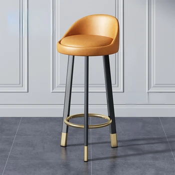 Стильный Вращающийся барный стул Европейская Роскошная Металлическая стойка Обеденный стул Минималистский Дизайнерский Лаундж Taburete Alto Предметы домашнего обихода