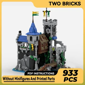 Строительные блоки Moc, модель замка, Крепость округа Лейксайд, Технические кирпичи, сборка своими руками, строительные игрушки для праздничных подарков