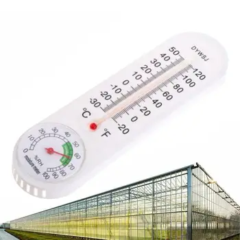 Термометр для теплицы, Бытовой Садовый настенный измеритель температуры и Погодный монитор С двойной шкалой