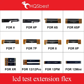 Тестовый Кабель для ЖК-дисплея Flex Для iPhone 6 6S 7 8 Plus X XS XSM XR 11 12 Pro Max mini 3D Тестер Расширения Сенсорного экрана Flex