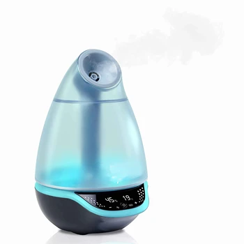 Увлажнитель воздуха Plus Cool Mist 3-в-1 с контролем влажности, разноцветным ночником и диффузором эфирных масел Простота использования и ухода (БЕЗ