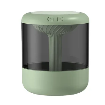 Увлажнитель воздуха большой емкости 1.2л, мини портативный диффузор эфирного масла, USB-туманообразователь для спальни, домашний зеленый