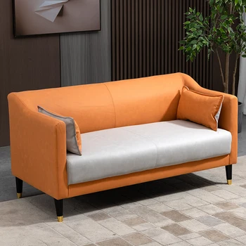 Угловой Офисный Секционный диван, Роскошное кожаное кресло для гостиной, Диваны Accent Nordic Muebles, Мебель для спальни WWH30XP