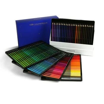 Цветной карандаш, 160 цветов, профессиональный набор карандашей для рисования для детей, взрослых, художника, Рождественский подарок