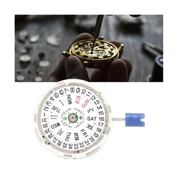 Часовой механизм YN56A с ручкой, Высокоточный автоматический механический часовой механизм с двойным календарем, замена YN56